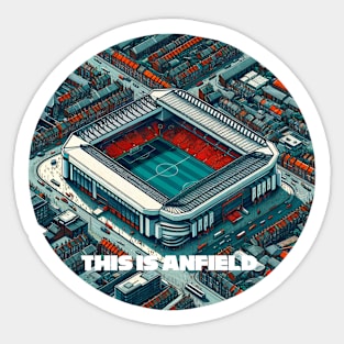 This is Anfield LFC Sticker